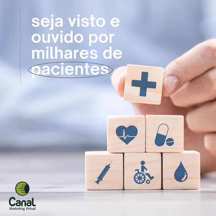 Seja visto e ouvido por milhares de pacientes